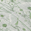 Piper Looms Chantille Floral ACN1502 Mint Machine Washable Area Rug Swatch Image