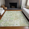 Piper Looms Chantille Floral ACN1506 Aloe Machine Washable Area Rug Lifestyle Image Feature