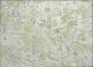 Piper Looms Chantille Floral ACN1506 Aloe Machine Washable Area Rug Scatter Main Image