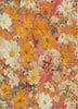 Piper Looms Chantille Floral ACN1510 Orange Machine Washable Area Rug main image