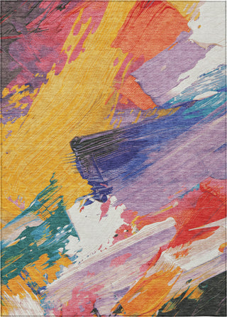 Piper Looms Chantille Modern ACN1512 Gold Machine Washable Area Rug main image