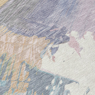 Piper Looms Chantille Modern ACN1513 Pink Machine Washable Area Rug Swatch Image