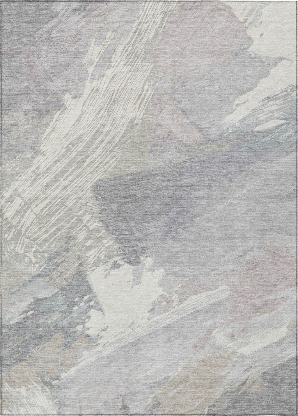 Piper Looms Chantille Modern ACN1514 Putty Machine Washable Area Rug ...