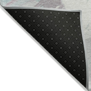 Piper Looms Chantille Modern ACN1515 Seafoam Machine Washable Area Rug Backing Image