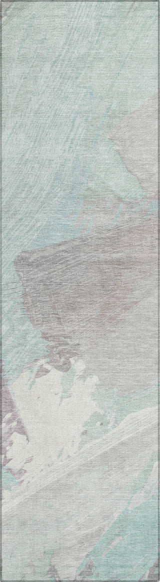 Piper Looms Chantille Modern ACN1515 Seafoam Machine Washable Area Rug Runner Main Image