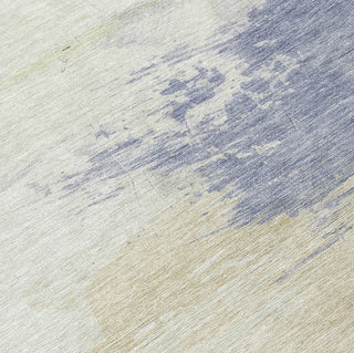 Piper Looms Chantille Modern ACN1517 Aloe Machine Washable Area Rug Swatch Image