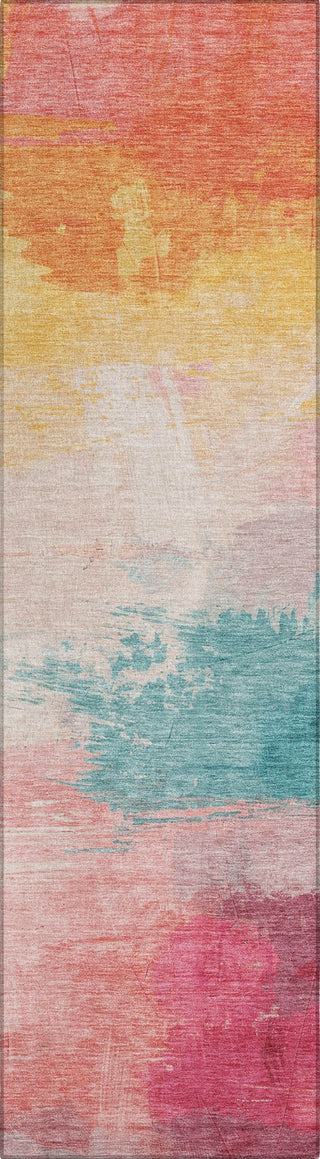 Piper Looms Chantille Modern ACN1520 Pink Machine Washable Area Rug Runner Main Image