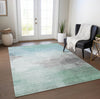 Piper Looms Chantille Modern ACN1521 Seafoam Machine Washable Area Rug Lifestyle Image Feature