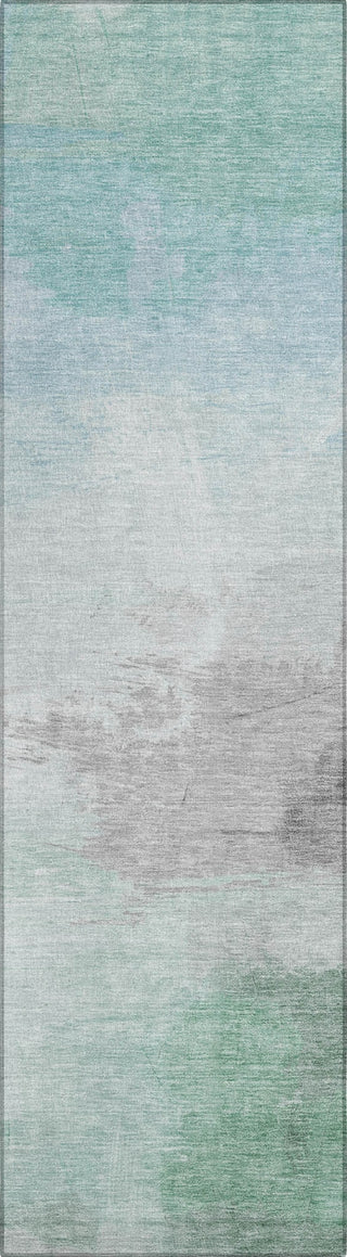 Piper Looms Chantille Modern ACN1521 Seafoam Machine Washable Area Rug Runner Main Image