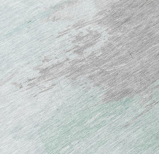 Piper Looms Chantille Modern ACN1521 Seafoam Machine Washable Area Rug Swatch Image