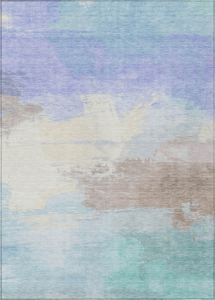 Piper Looms Chantille Modern ACN1522 Sky Machine Washable Area Rug main image