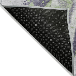 Piper Looms Chantille Abstract ACN1526 Purple Machine Washable Area Rug Backing Image