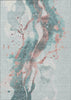 Piper Looms Chantille Abstract ACN1527 Teal Machine Washable Area Rug main image