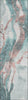 Piper Looms Chantille Abstract ACN1527 Teal Machine Washable Area Rug Runner Main Image