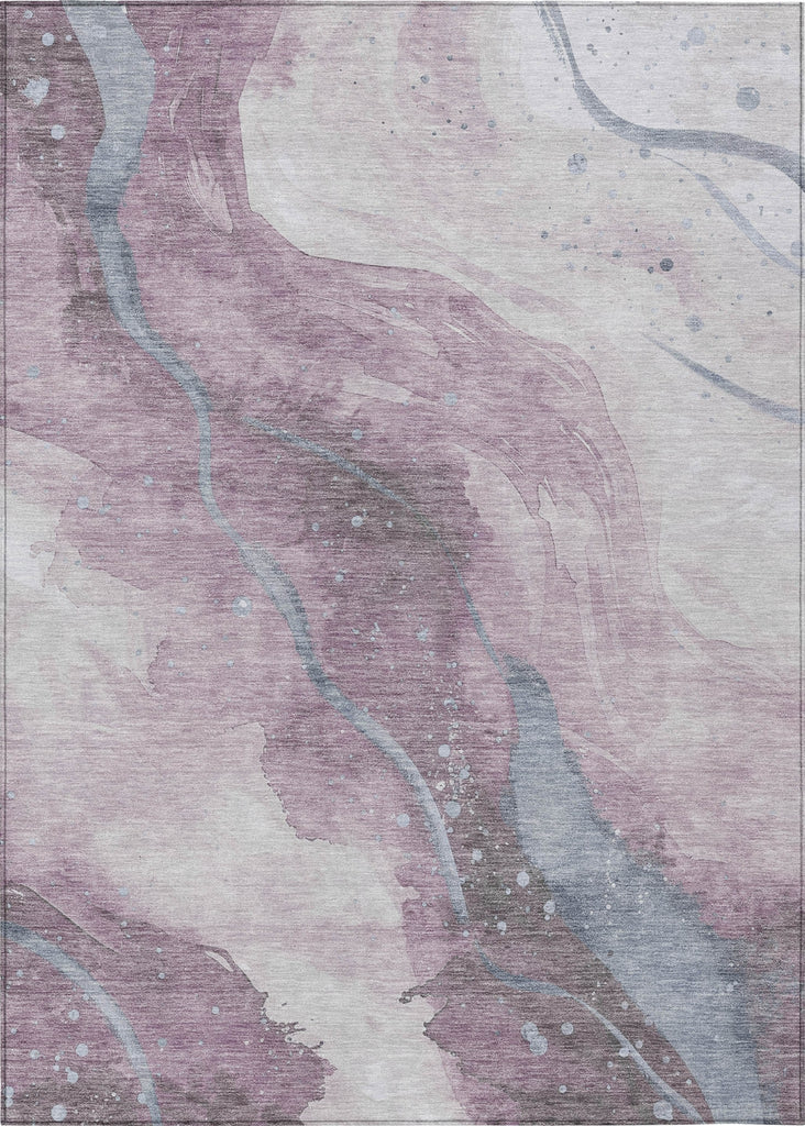 Piper Looms Chantille Waves ACN1531 Lavender Machine Washable Area Rug main image