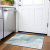Piper Looms Chantille Waves ACN1533 Teal Machine Washable Area Rug Scatter Lifestyle Image Feature