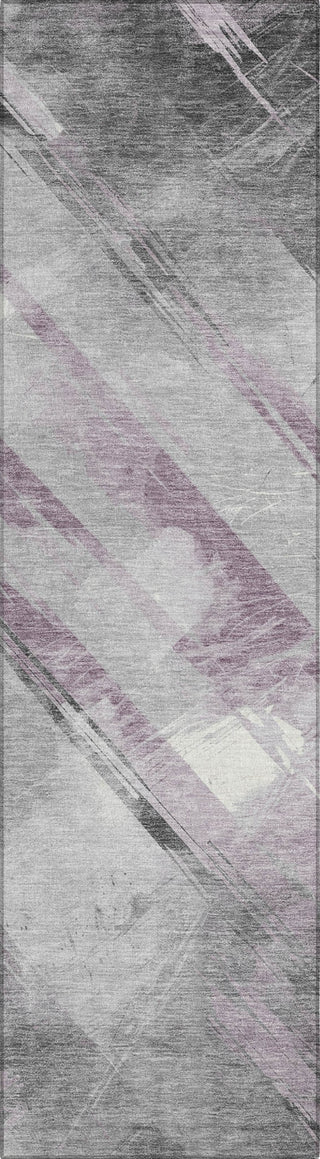 Piper Looms Chantille Stripes ACN1538 Lavender Machine Washable Area Rug Runner Main Image