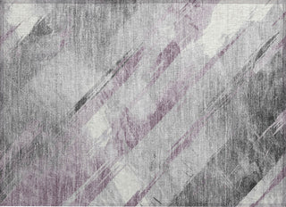 Piper Looms Chantille Stripes ACN1538 Lavender Machine Washable Area Rug Scatter Main Image