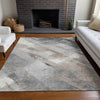 Piper Looms Chantille Stripes ACN1541 Taupe Machine Washable Area Rug Lifestyle Image Feature