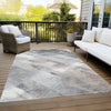 Piper Looms Chantille Stripes ACN1541 Taupe Machine Washable Area Rug Outdoor Lifestyle Image Feature
