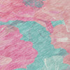 Piper Looms Chantille Floral ACN1545 Pink Machine Washable Area Rug Swatch Image