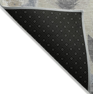 Piper Looms Chantille Floral ACN1549 Beige Machine Washable Area Rug Backing Image