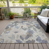 Piper Looms Chantille Floral ACN1549 Beige Machine Washable Area Rug Outdoor Lifestyle Image Feature
