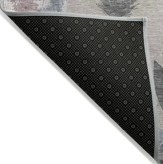 Piper Looms Chantille Floral ACN1550 Blush Machine Washable Area Rug Backing Image