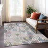Piper Looms Chantille Floral ACN1550 Blush Machine Washable Area Rug Lifestyle Image Feature