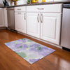 Piper Looms Chantille Floral ACN1554 Lavender Machine Washable Area Rug Scatter Lifestyle Image Feature