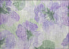 Piper Looms Chantille Floral ACN1554 Lavender Machine Washable Area Rug Scatter Main Image