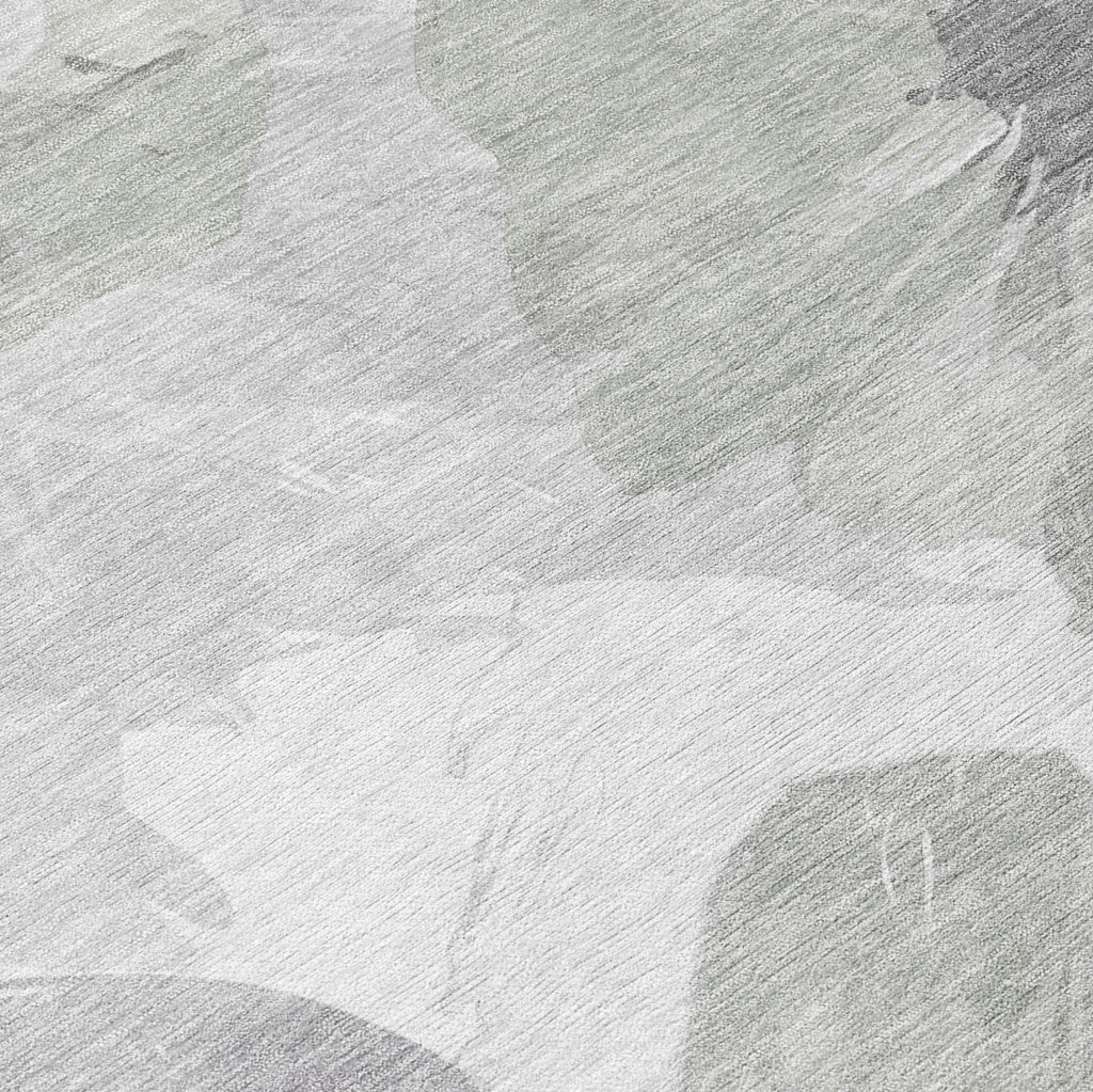 Piper Looms Chantille Floral ACN1556 Putty Machine Washable Area Rug ...