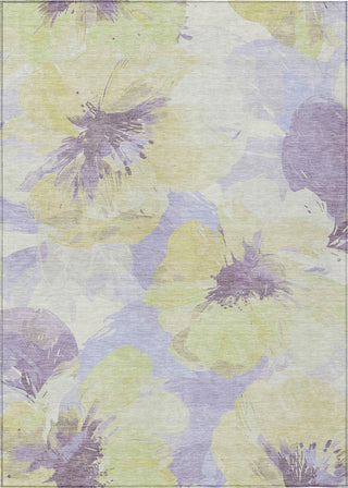 Piper Looms Chantille Floral ACN1560 Wheat Machine Washable Area Rug main image
