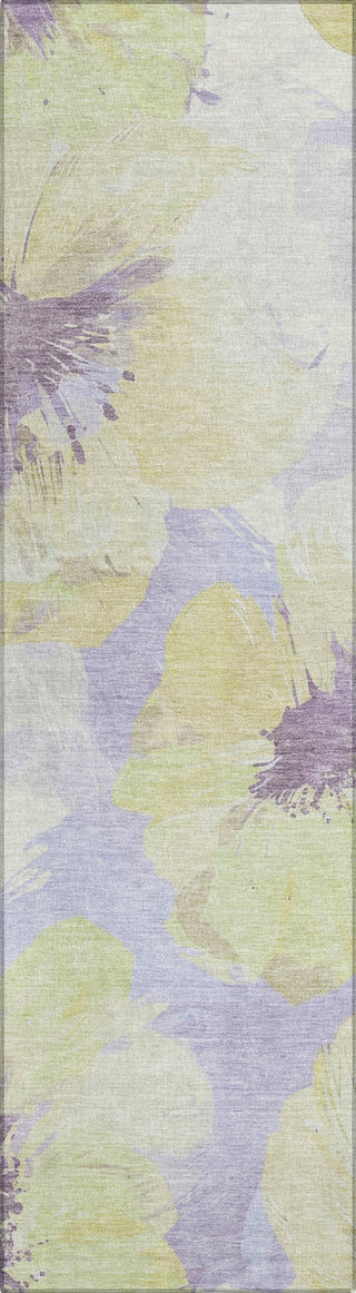 Piper Looms Chantille Floral ACN1560 Wheat Machine Washable Area Rug Runner Main Image