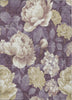 Piper Looms Chantille Floral ACN1561 Beige Machine Washable Area Rug main image