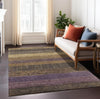 Piper Looms Chantille Stripes ACN1568 Brown Machine Washable Area Rug Lifestyle Image Feature