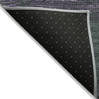 Piper Looms Chantille Stripes ACN1571 Purple Machine Washable Area Rug Backing Image