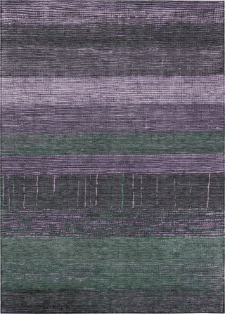 Piper Looms Chantille Stripes ACN1571 Purple Machine Washable Area Rug main image
