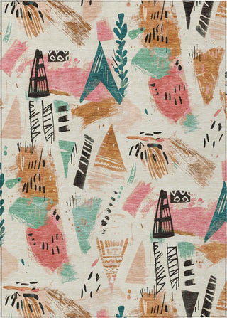 Piper Looms Chantille Modern ACN1575 Ivory Machine Washable Area Rug main image