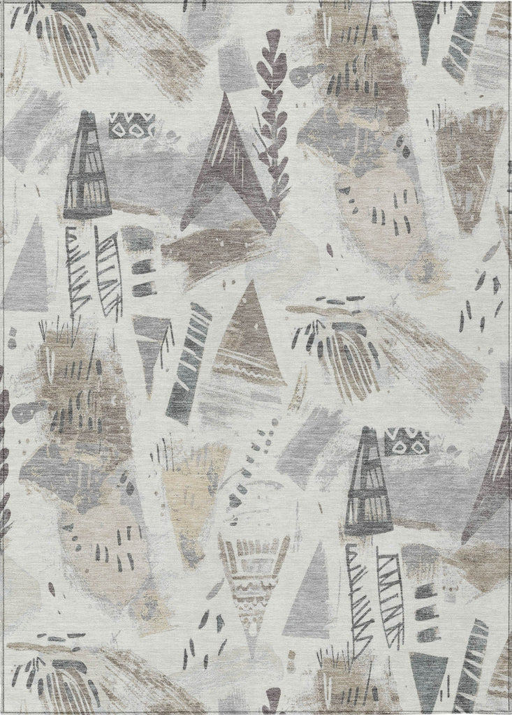 Piper Looms Chantille Modern ACN1576 Linen Machine Washable Area Rug main image