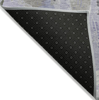Piper Looms Chantille Modern ACN1577 Lavender Machine Washable Area Rug Backing Image