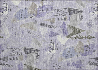 Piper Looms Chantille Modern ACN1577 Lavender Machine Washable Area Rug Scatter Main Image