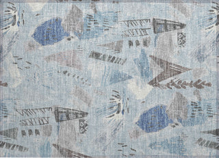 Piper Looms Chantille Modern ACN1579 Sky Machine Washable Area Rug Scatter Main Image