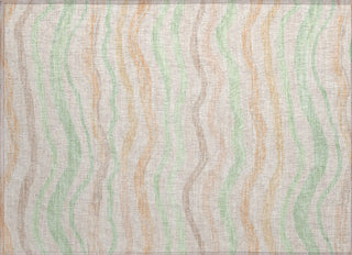 Piper Looms Chantille Stripes ACN1585 Peach Machine Washable Area Rug Scatter Main Image