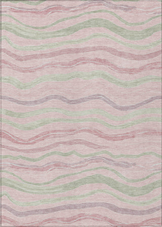 Piper Looms Chantille Stripes ACN1586 Pink Machine Washable Area Rug main image