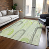 Piper Looms Chantille Geometric ACN1588 Aloe Machine Washable Area Rug Lifestyle Image Feature