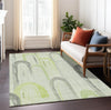 Piper Looms Chantille Geometric ACN1588 Aloe Machine Washable Area Rug Lifestyle Image Feature