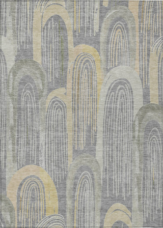 Piper Looms Chantille Geometric ACN1590 Gray Machine Washable Area Rug main image