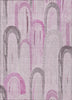 Piper Looms Chantille Geometric ACN1592 Pink Machine Washable Area Rug main image