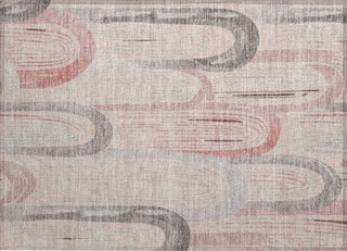 Piper Looms Chantille Geometric ACN1595 Salmon Machine Washable Area Rug Scatter Main Image